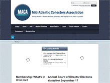 Tablet Screenshot of midatlanticcollectors.org